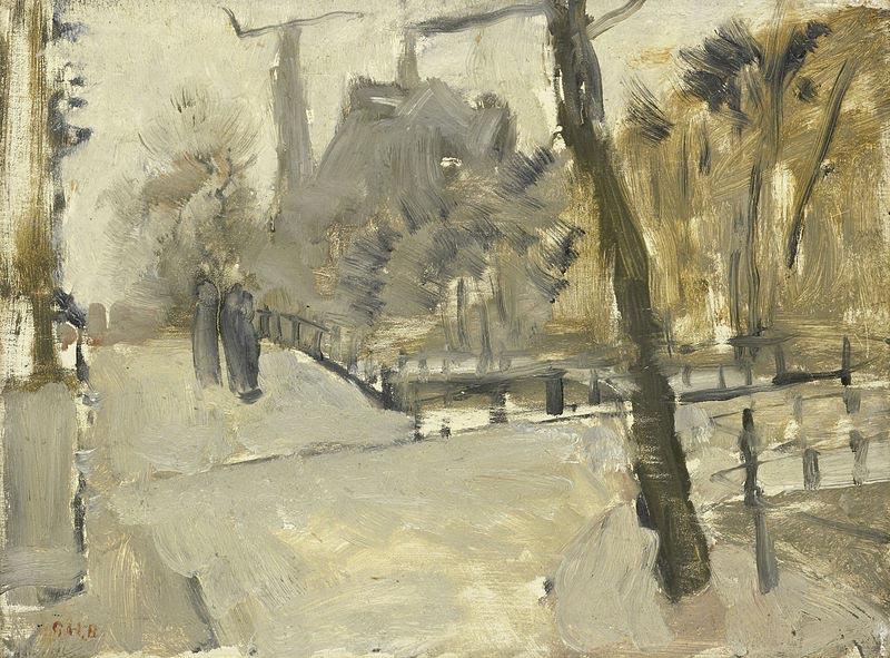 George Hendrik Breitner The Leidsegracht in Amsterdam china oil painting image